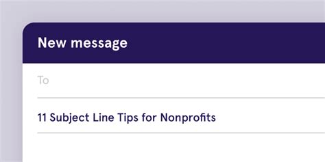 best nonprofit email subject lines|11 Subject Line Tips for Charity and Nonprofit Emails.